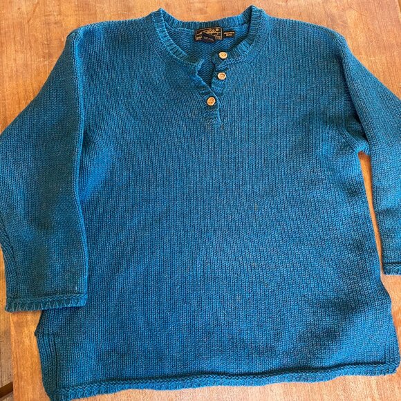 '90s Vintage Wool Eddie Bauer Sweater - Picture 1 of 6